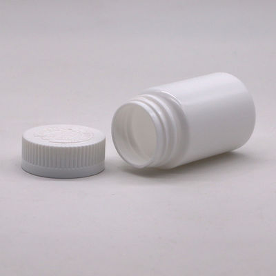 CRC Cap 80CC Λευκό πλαστικό μπουκάλι για χάπια