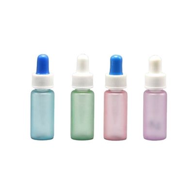 15 ml Στρογγυλό σχήμα Προσαρμογή μπουκάλια σταγονιδιωτή PET για το δοχείο δείγματος υγρού