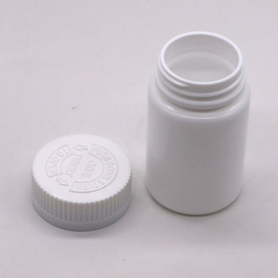 CRC Cap 80CC Λευκό πλαστικό μπουκάλι για χάπια