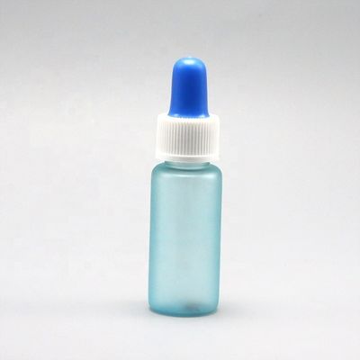 15 ml Στρογγυλό σχήμα Προσαρμογή μπουκάλια σταγονιδιωτή PET για το δοχείο δείγματος υγρού