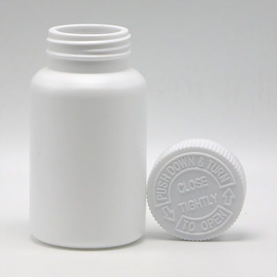 Προσαρμοσμένο λογότυπο Αποδεκτό 225 ml HDPE φάρμακο ασφαλή επαναπλήρωση λευκό πλαστικό μπουκάλι με καπάκι CRC