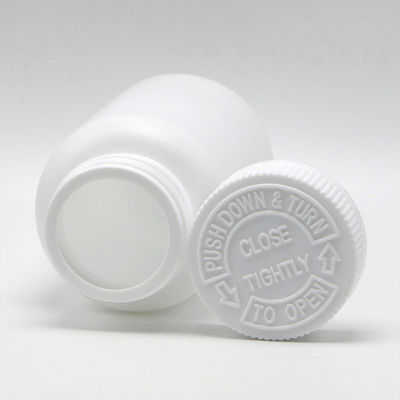 Προσαρμοσμένο λογότυπο Αποδεκτό 225 ml HDPE φάρμακο ασφαλή επαναπλήρωση λευκό πλαστικό μπουκάλι με καπάκι CRC