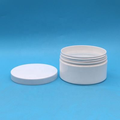 Πλαστικό υλικό κάλυψης 8oz Custom πλαστικό βάζο στρογγυλό σχήμα πλατύ στόμα δοχείο με καπάκια