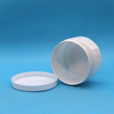 Πλαστικό υλικό κάλυψης 8oz Custom πλαστικό βάζο στρογγυλό σχήμα πλατύ στόμα δοχείο με καπάκια