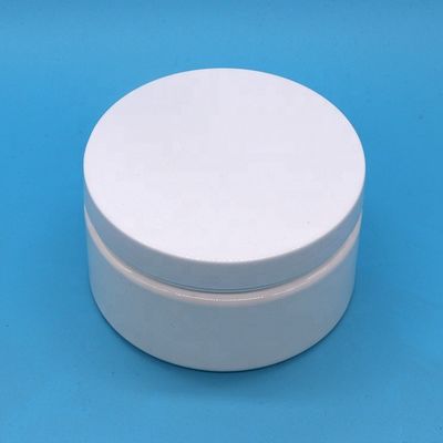 Πλαστικό υλικό κάλυψης 8oz Custom πλαστικό βάζο στρογγυλό σχήμα πλατύ στόμα δοχείο με καπάκια