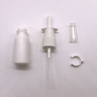 15ml/20ml/30ml HDPE πλαστικό μπουκάλι για ρινικό ψεκασμό με προσαρμοσμένο χρώμα και καπάκι ακροφύλλου ψεκασμού