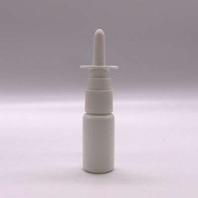 15ml/20ml/30ml HDPE πλαστικό μπουκάλι για ρινικό ψεκασμό με προσαρμοσμένο χρώμα και καπάκι ακροφύλλου ψεκασμού