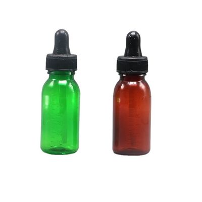 Ιατρικό αντιδραστήρα 60ml PET πλαστικό μπουκάλι αιθέριας ελαίας με αποστειρωμένο σχέδιο και προσαρμοσμένο λογότυπο
