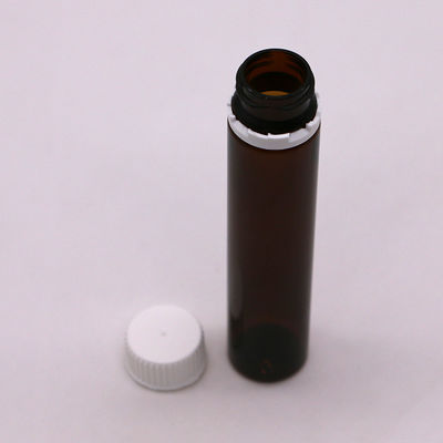 Τροφική ποιότητα 30mL/20ml/10ml PET στρογγυλό σχήμα λεπτές πλαστικές φιάλες φαρμάκων για στοματικό υγρό