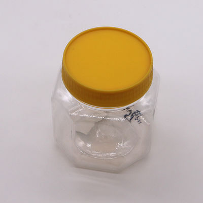 200 ml PET Οκτάγωνο βάζο τροφίμων για καρπούς ξηρών καρπών Προσαρμόσιμο χρώμα πλαστικό μπουκάλι