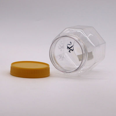 200 ml PET Οκτάγωνο βάζο τροφίμων για καρπούς ξηρών καρπών Προσαρμόσιμο χρώμα πλαστικό μπουκάλι