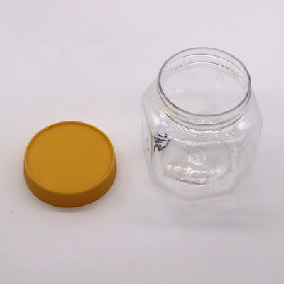 200 ml PET Οκτάγωνο βάζο τροφίμων για καρπούς ξηρών καρπών Προσαρμόσιμο χρώμα πλαστικό μπουκάλι