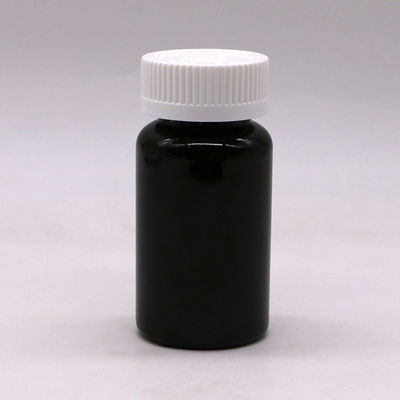 2OZ/ 60ml/ CC Μπλε πλαστικό μπουκάλι κάψουλας με βιδωτό καπάκι από υλικό PET με μέγεθος λαιμού 32mm