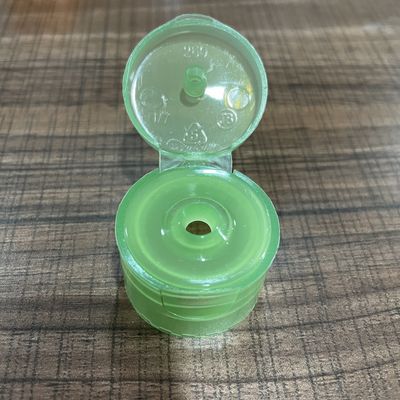 24mm 28mm 32mm πλαστικό κλείσιμο Flip Top Cap για προσαρμοσμένα χρωματικά πλαστικά μπουκάλια λοσιόν