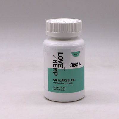 4OZ 120ML HDPE λευκό μαύρο κενό πλαστικό φιαλίδιο για χάπια