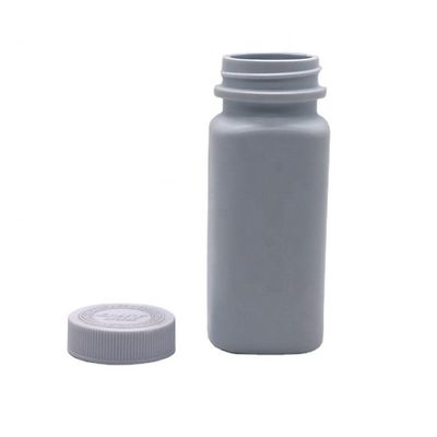 120cc HDPE τετράγωνο Φαρμακευτική ποιότητα πλαστικό χάπι Καψούλα Πιστόλι επαναγεμιστέο μπουκάλι για φάρμακα
