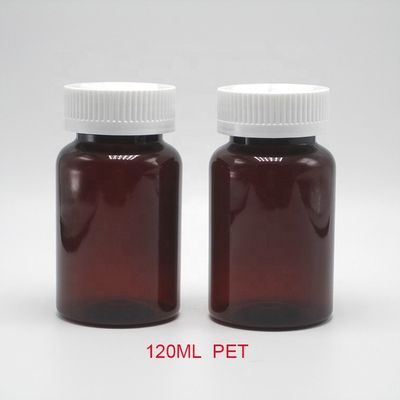 2OZ 60ML PET Amber Black πλαστικό μπουκάλι με κάλυμμα CRC για συσκευασία συμπληρωμάτων φαρμάκου