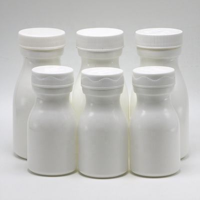 120mL μπουκάλι πλαστικού HDPE σε σχήμα μπόουλινγκ για αποθήκευση χαπιών
