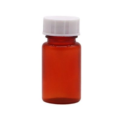 Υλικό κολάρου PET 15mL Στρογγυλό σχήμα πλαστικό μπουκάλι για την αποθήκευση καψουλών