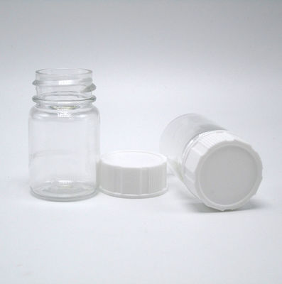 15 ml στρογγυλό σχήμα μπουκάλι πλαστικού PET για αποθήκευση συμπληρωμάτων φαρμάκων