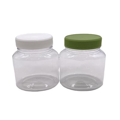 Βασικό υλικό PET 250 ml Προσαρμόσιμα χρώματα πλαστικό μπουκάλι για τρόφιμα Καφέ τροφή για κατοικίδια
