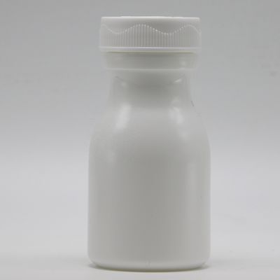 ΣΥΡΙΖΑ ΚΑΠ Σφραγίσματος τύπου 60mL Bowling σχήμα HDPE πλαστικό μπουκάλι για την αποθήκευση συμπληρώματος