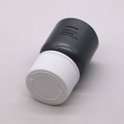 Πίλα πλαστικού τύπου PET 1oz/30ml/cc Φαρμακευτικά δισκία Φιαλάκι χάπι με κάλυμμα CRC και θερμική σφραγίδα