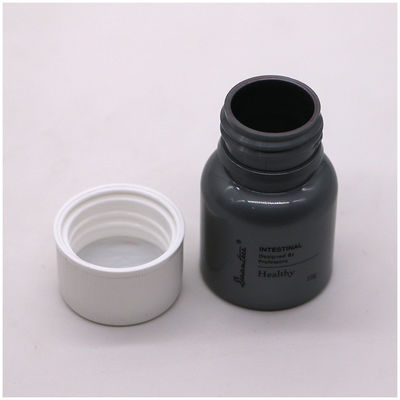 Πίλα πλαστικού τύπου PET 1oz/30ml/cc Φαρμακευτικά δισκία Φιαλάκι χάπι με κάλυμμα CRC και θερμική σφραγίδα