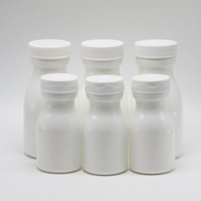 ΣΥΡΙΖΑ ΚΑΠ Σφραγίσματος τύπου 60mL Bowling σχήμα HDPE πλαστικό μπουκάλι για την αποθήκευση συμπληρώματος