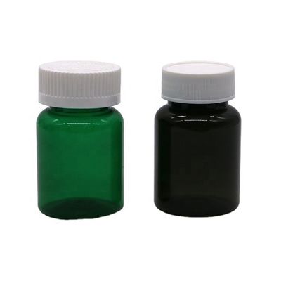 50cc 32mm Neck PET πλαστικό μπουκάλι χάπια καψάκια φιαλίδια κάψουλες με ανθεκτικό στα παιδιά καπάκι υλικό βάσης PET