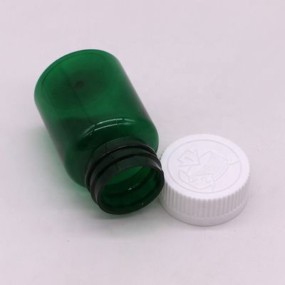 50cc 32mm Neck PET πλαστικό μπουκάλι χάπια καψάκια φιαλίδια κάψουλες με ανθεκτικό στα παιδιά καπάκι υλικό βάσης PET