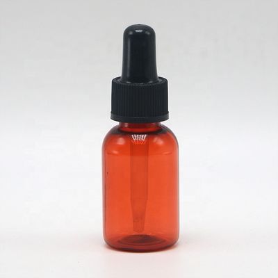 Φαρμακευτική ποιότητα 10ml/ 15ml/ 20ml/ 25ml μπουκάλι σταγονιδιωτή PET με προσαρμοσμένο καπάκι σταγονιδιωτή