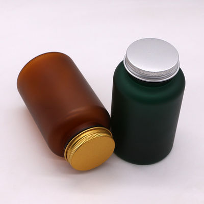 250 ml μπουκάλι ιατρικού πλαστικού PET με ματ/παγωμένο φινίρισμα και διάφορες επιλογές χρώματος