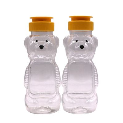 200 ml PET Bear πλαστικές βάζες μελιού για τρόφιμα και δημιουργικό φοιτητικό φορητό μπουκάλι