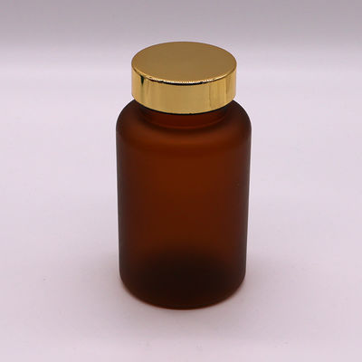250 ml μπουκάλι ιατρικού πλαστικού PET με ματ/παγωμένο φινίρισμα και διάφορες επιλογές χρώματος
