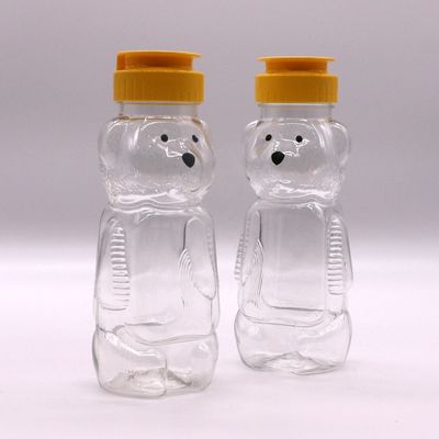 200 ml PET Bear πλαστικές βάζες μελιού για τρόφιμα και δημιουργικό φοιτητικό φορητό μπουκάλι