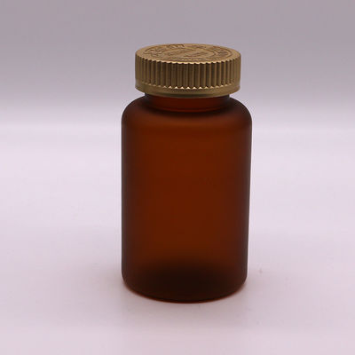 250 ml μπουκάλι ιατρικού πλαστικού PET με ματ/παγωμένο φινίρισμα και διάφορες επιλογές χρώματος