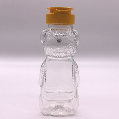 200 ml PET Bear πλαστικές βάζες μελιού για τρόφιμα και δημιουργικό φοιτητικό φορητό μπουκάλι