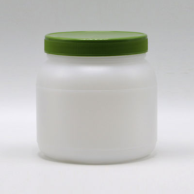 Ψωμί 1L / 4L HDPE πρωτεΐνη σε σκόνη με ευρύ στόμα Αποθήκευση τροφίμων με καπάκι βίδες και αλουμινένιο υλικό θερμικής επαγωγής
