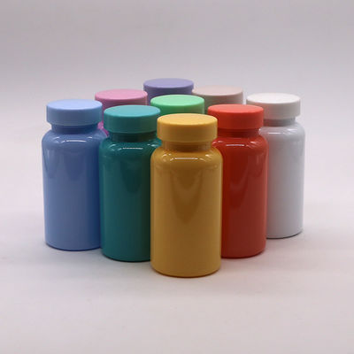 150 ml μπουκάλι καψουλών ΠΕΤ σε διάφορα προσαρμόσιμα χρώματα για στοματική στερεή ιατρική