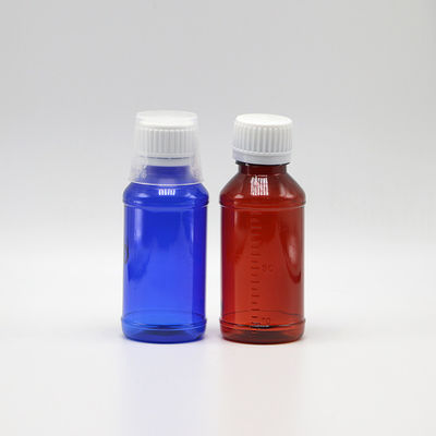 100mL PET στρογγυλό δοχείο φαρμακείου για ιατρικά απόβλητα