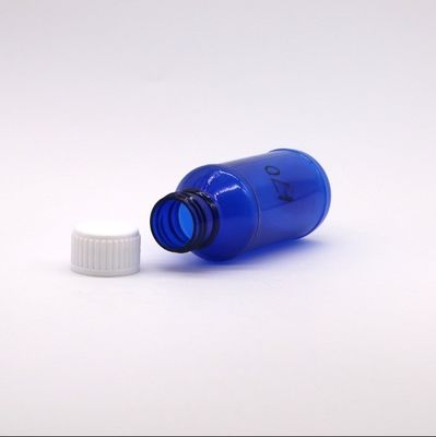 100mL PET στρογγυλό δοχείο φαρμακείου για ιατρικά απόβλητα