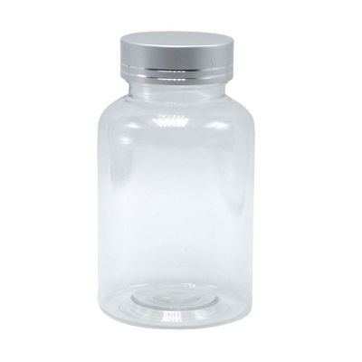 Διαφανές 175 ml PET πλαστικό μπουκάλι Boston Round για εξατομικευμένα χρωματικά δοχεία φαρμάκων