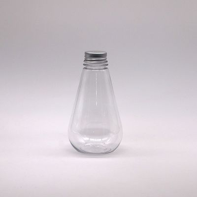 Αποθήκευση φαρμάκων 250 ml HDPE πλαστικό μπουκάλι υγρού μοναδικού σχήματος με προσαρμοσμένο λογότυπο και κάλυμμα αλουμινίου