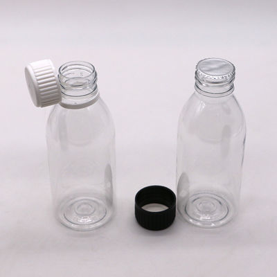 150 ml PET Οβάλ Αμπερό Φαρμακείο Φαρμακευτική συνταγή υγρό φάρμακο Σκηνοθετημένο δοχείο με καπάκι