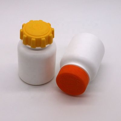 Στρογγυλό 225ml 7.5oz πλαστικό HDPE δοχείο φαρμάκων Συμπλήρωμα Κρατήρας φιάλης Εγκατασκευή κάλυψη