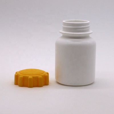 Στρογγυλό 225ml 7.5oz πλαστικό HDPE δοχείο φαρμάκων Συμπλήρωμα Κρατήρας φιάλης Εγκατασκευή κάλυψη