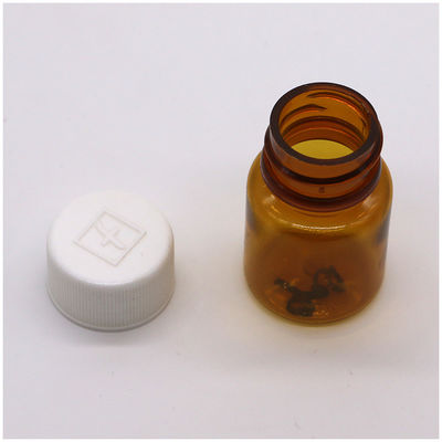 Σκηνότυπη 15 ml κενό PET πλαστικό φιαλίδιο για φάρμακα Φαρμακευτικά μπουκάλια