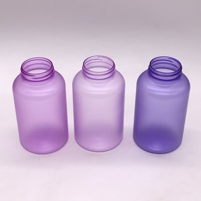 Φαρμακευτικά δοχεία 400 ml PET πλαστικού τύπου Φαρμακευτικά δοχεία Φαρμακευτικά μπουκάλια κάψουλες με προσαρμοσμένο χρώμα