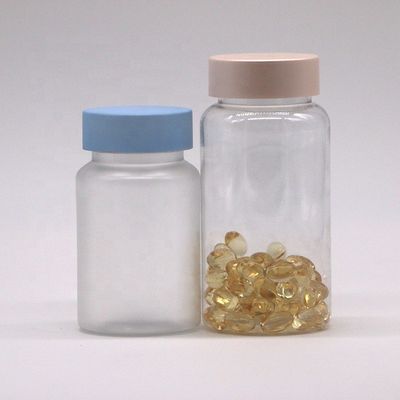 60ml/100ml/120ml/250ml Μπουκάλι πλαστικού PET με ματ φινίρισμα Προσαρμοσμένο χρώμα και άλλα φάρμακα